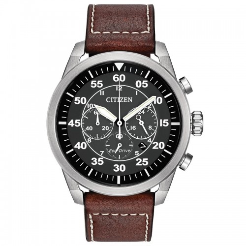 Citizen 45mm Black Dial Avion Vintage