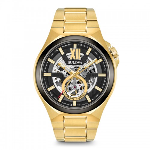 Bulova Maquina Mens Stainless Steel