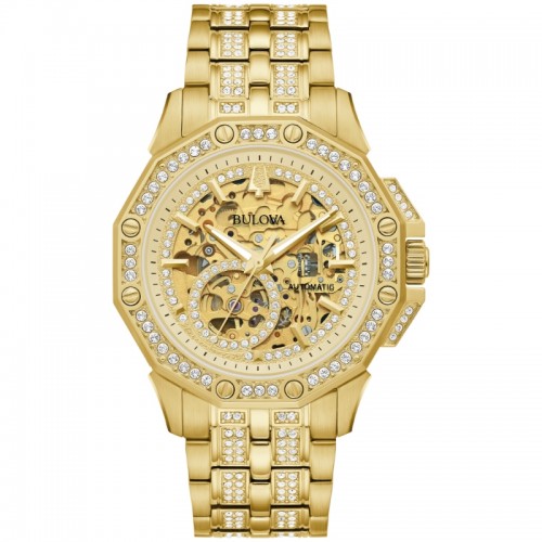 Bulova Crystal BUL Octava Mens Watch