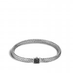 John Hardy Classic Chain 5mm Bracelet with Black Sapphire