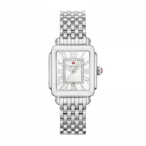 Deco Madison Mid Stainless Steel Diamond Dial Watch