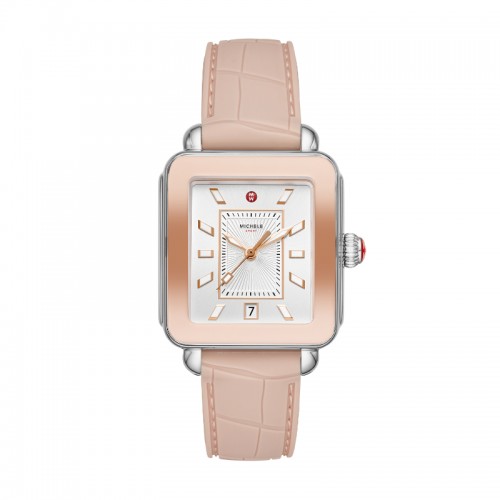 Deco Sport Two-Tone Pink Gold Watch