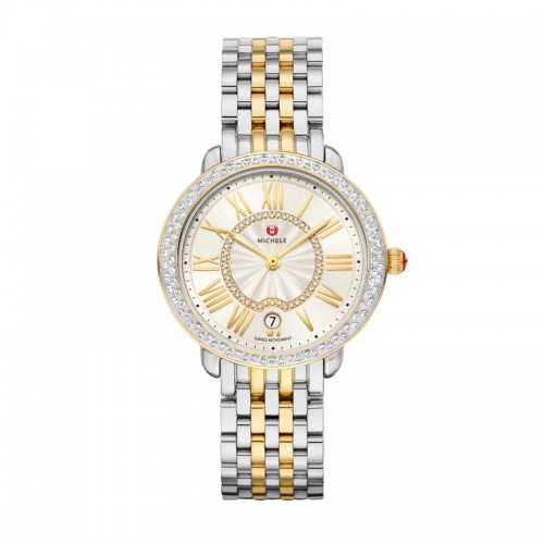 Serein Mid Two-Tone 18K Gold Diamond Watch