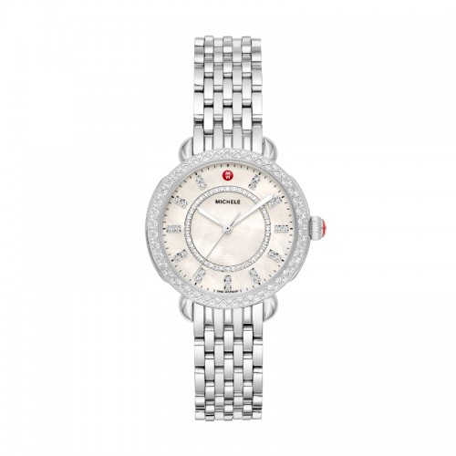 Sidney Classic Stainless Steel Diamond Watch