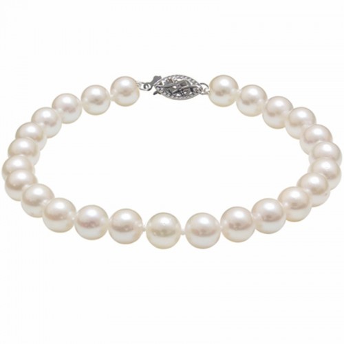 6x6.5mm Akoya Salt Water Pearl Bracelet