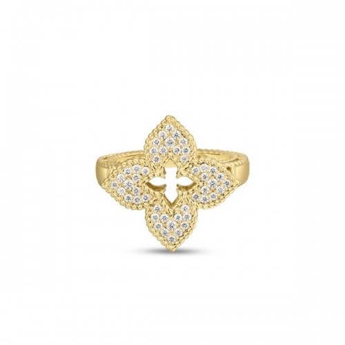 Roberto Coin 18K Venetian Princess Medium Flower Ring