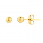 3 MM Ball Stud Earrings