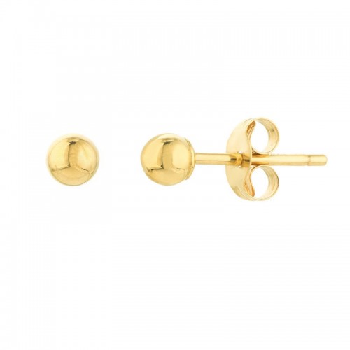 3 MM Ball Stud Earrings