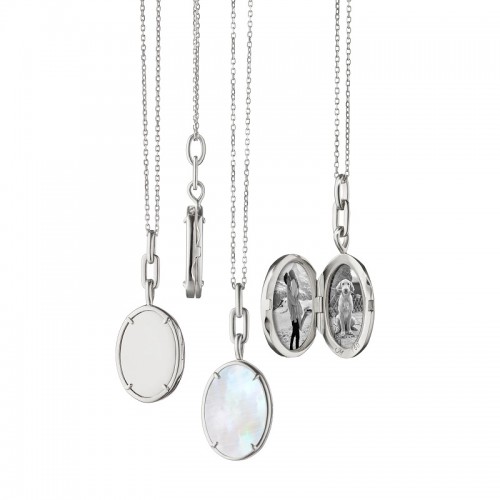 Monica Rich Kosann Elle Stone Slim Locket