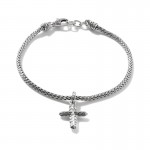 John Hardy Classic Chain Cross Charm Bracelet
