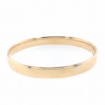 8MM POLISHED YELLOW GOLD BANGLE