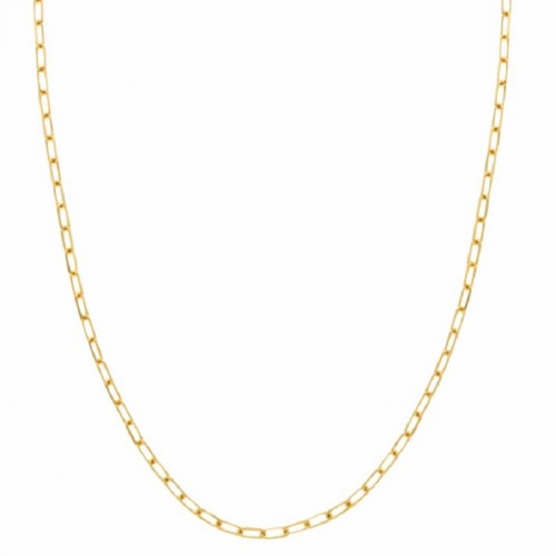 14K Yellow Gold Paperclip Chain