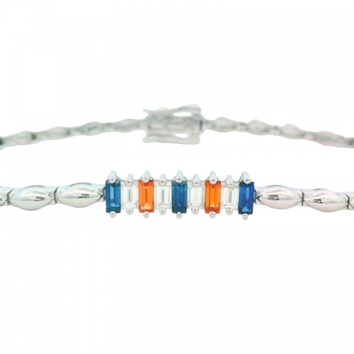 Beautifully Broken Spirit Bracelet in 14K White Gold