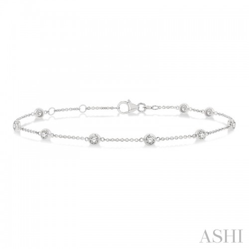 Ashi 3/4 CTW Diamond Station Bracelet