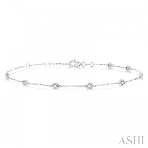 Ashi 1/2 CTW Diamond Station Bracelet