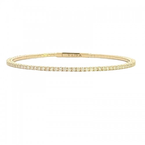 Flexible Diamond Tennis Bangle