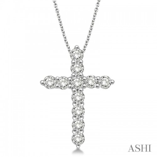 Ashi 3/4 CTW Diamond Cross