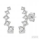 Ashi 1/10 CTW Diamond Ear Climbers