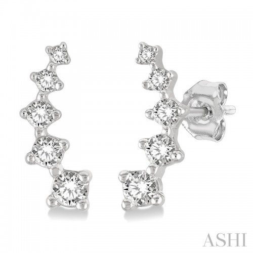Ashi 1/10 CTW Diamond Ear Climbers