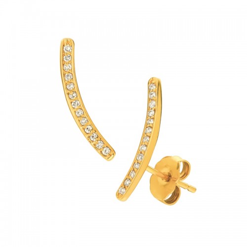 Petite Diamond Ear Climbers