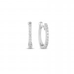 Roberto Coin Earrings With Micropave Diamonds