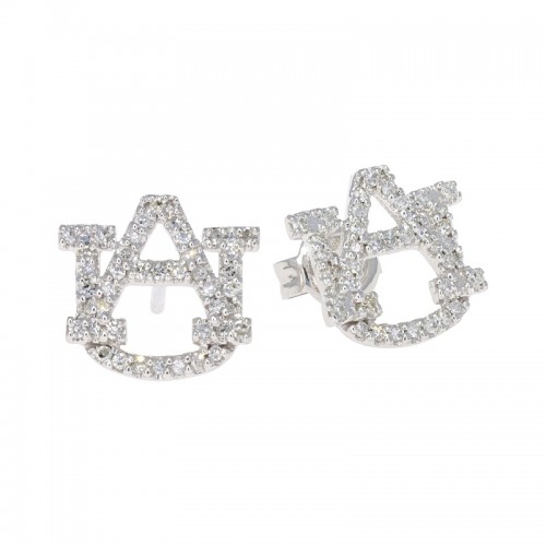 White Gold Diamond AU Studs