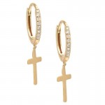 Cross Dangle Earrings