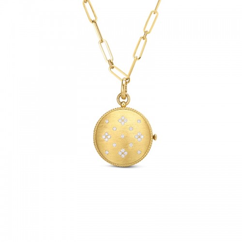 Roberto Coin 18K Venetian Princess Diamond Accent Locket