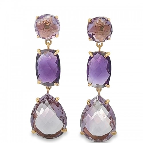 Amethyst Drop Earrings