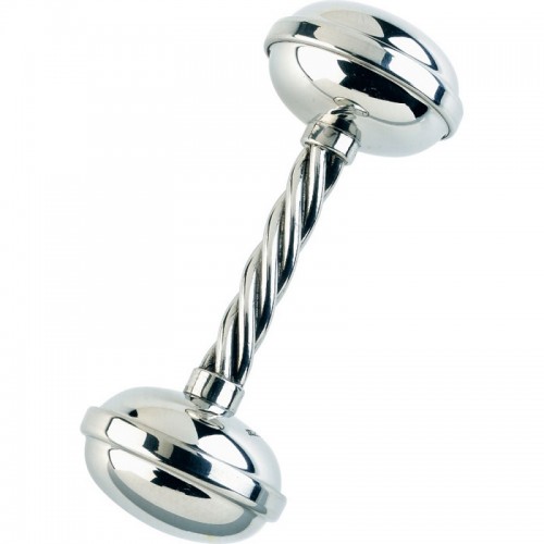 Salisbury Pewter Twisted Handle Rattle