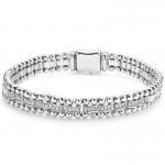 Lagos 7mm Diamond Link Bracelet