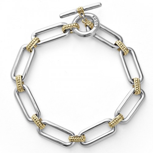 Lagos Two Tone Link Bracelet