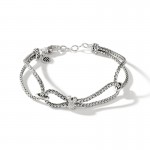 John Hardy Classic Chain PavC) Link Bracelet