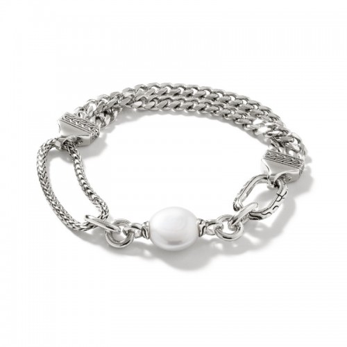 John Hardy Classic Chain Pearl Link Bracelet