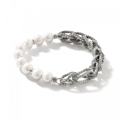 John Hardy Surf Bracelet with Pearls