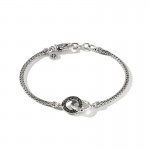 John Hardy Classic Chain Bracelet with Black Sapphire