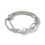 John Hardy Classic Chain Pearl Link Bracelet