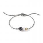 John Hardy Classic Chain Pearl Pull Through Bracelet