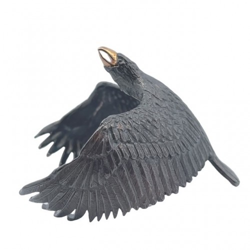 Eagle Cuff in Sterling Silver and 18KY Gold