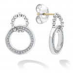 Lagos Caviar Spark Double Circle Earrings