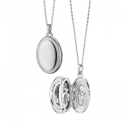 Monica Rich Kosann The Four Image Midi Sapphire Locket