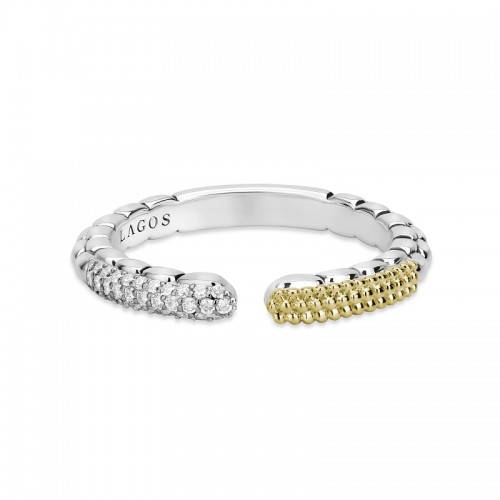 Lagos Open Diamond Stacking Ring