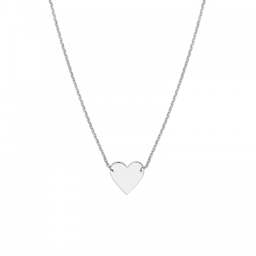 Mini Heart Necklace in Sterling Silver
