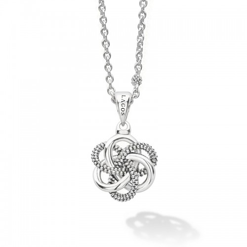 Lagos Small Sterling Silver Pendant Necklace
