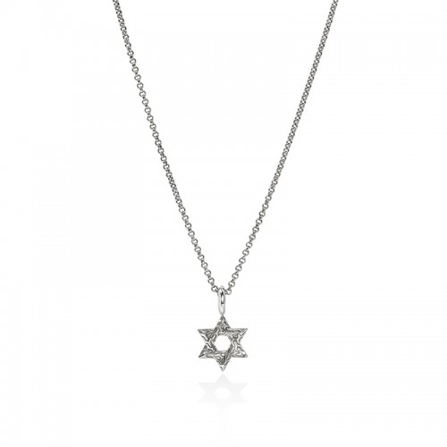 John Hardy Essential Star of David Necklace in Sterling Silver