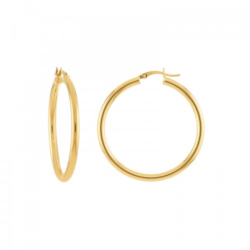 Polished Hoops 3X40MM
