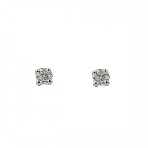 0.15 Carat Diamond Studs in 14K White Gold