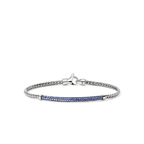 John Hardy Essentials 2.5mm Bracelet with Blue Sapphires