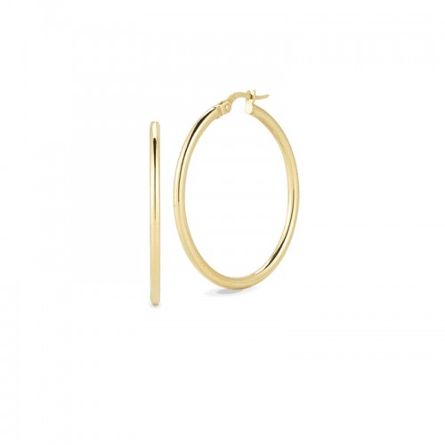 Roberto Coin 18K Medium Hoop Earrings