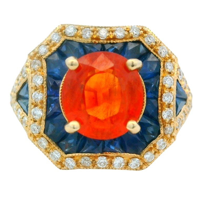 Bold Blue Sapphire Spirit Ring